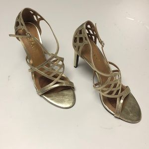 Lauren Ralph Lauren gold sandals